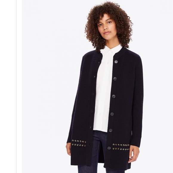 Tory Burch Harley Sweater Coat - Picture 1 of 9